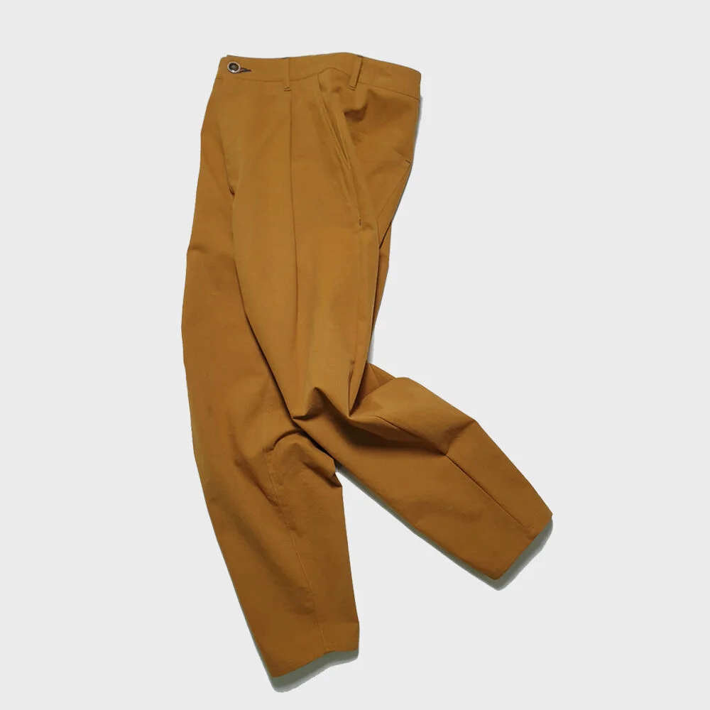 10s Oxford baggy pants 20ver-Mustard