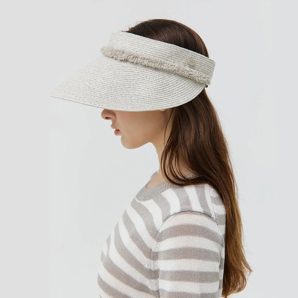 Wide Weaving Sun Visor_L/GRAY