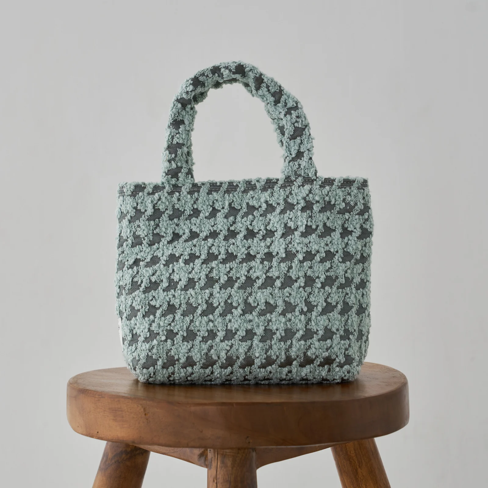 silk tweed tote bag 真絲 粗花呢 托特袋