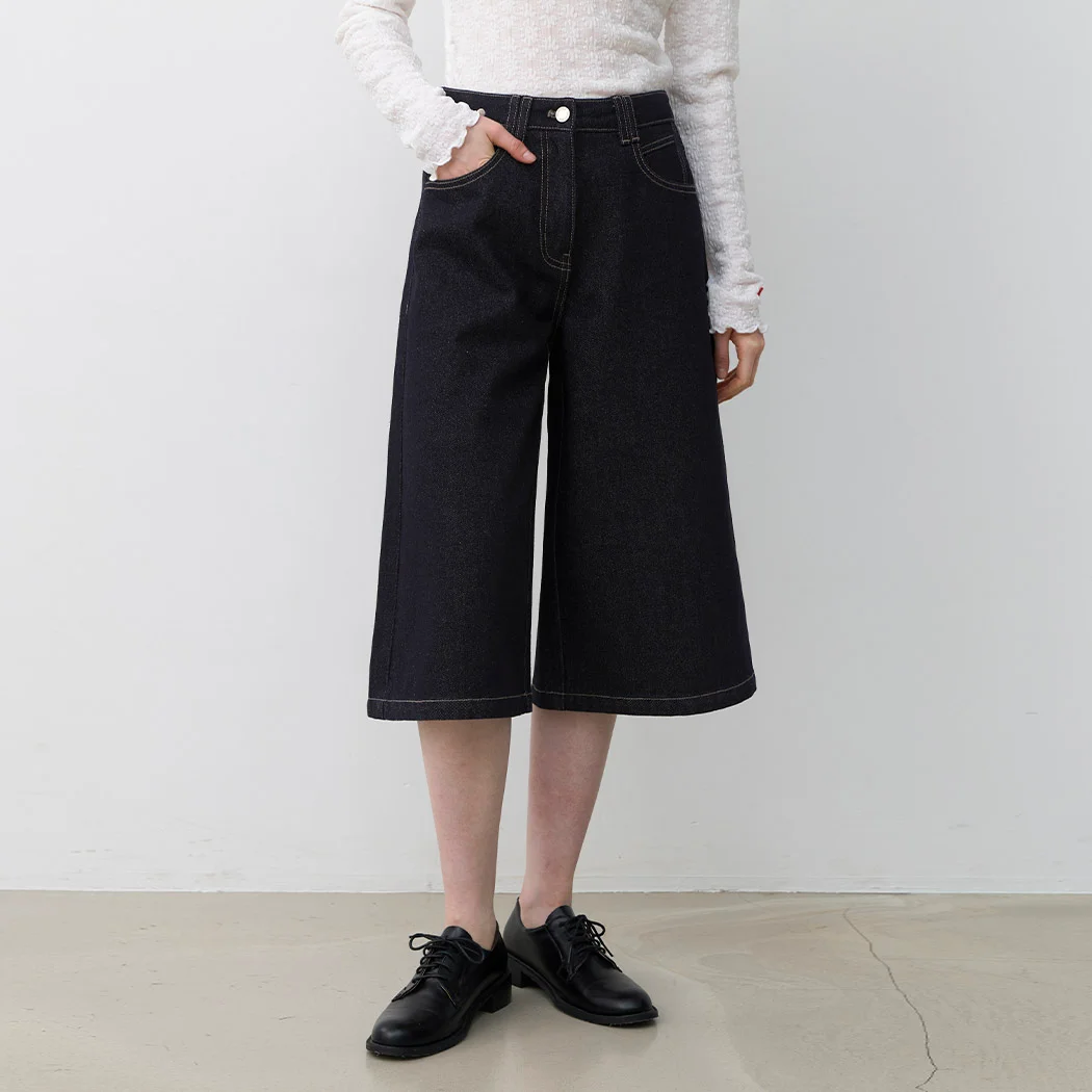BELLA BERMUDA DENIM PANTS(PT-5616)