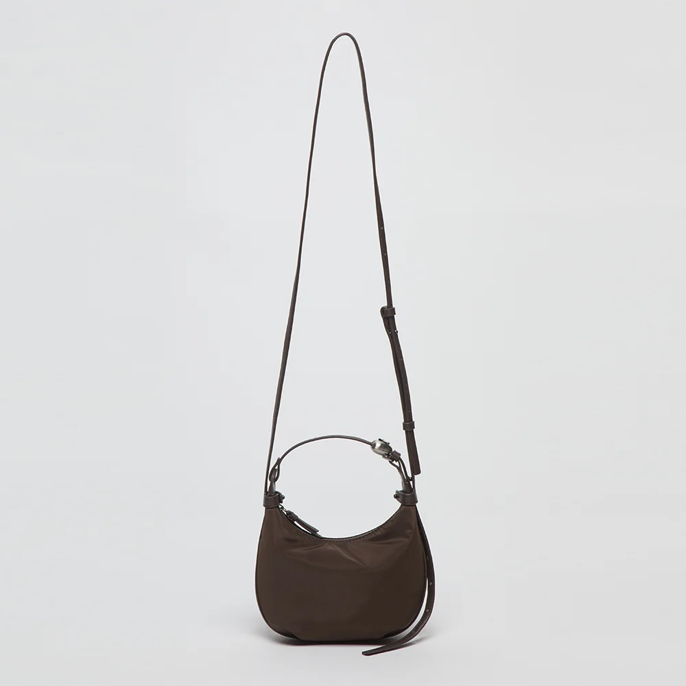Mini luv moon bag(Nylon brown)