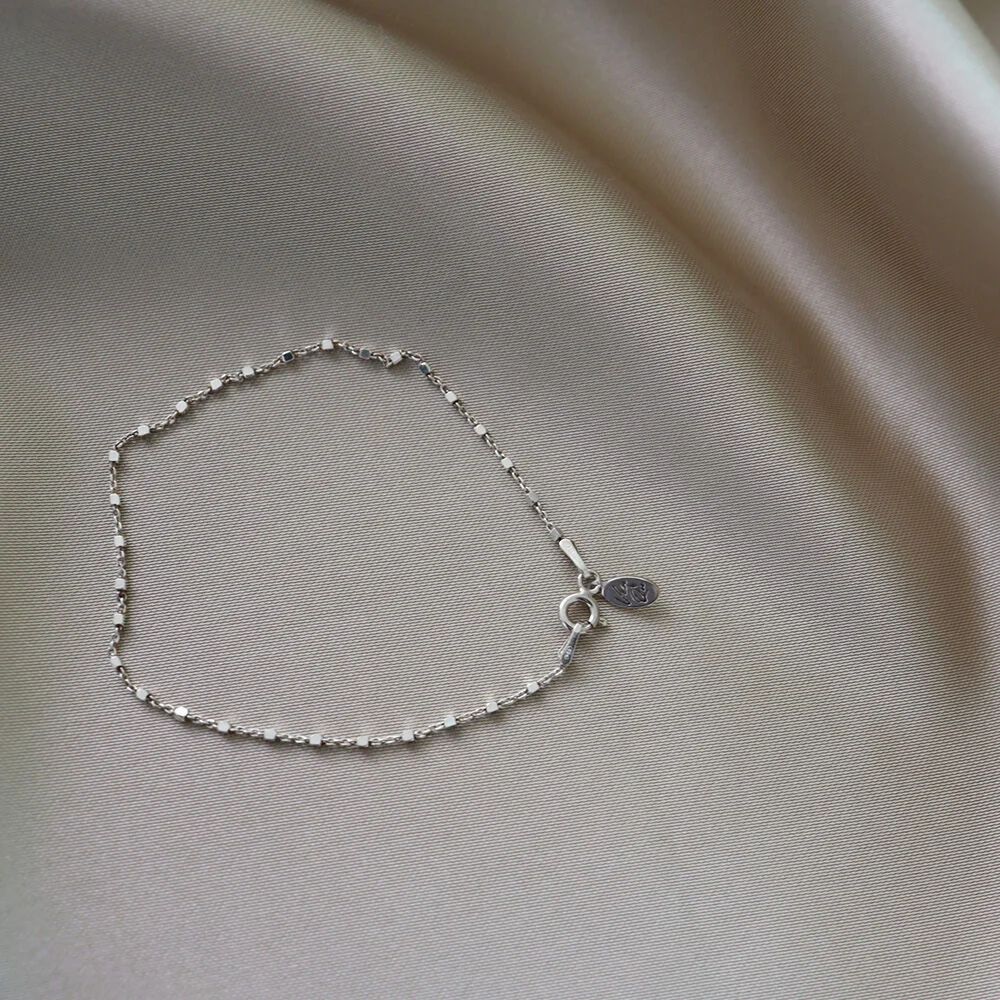Cube chain (bracelet) - Silver