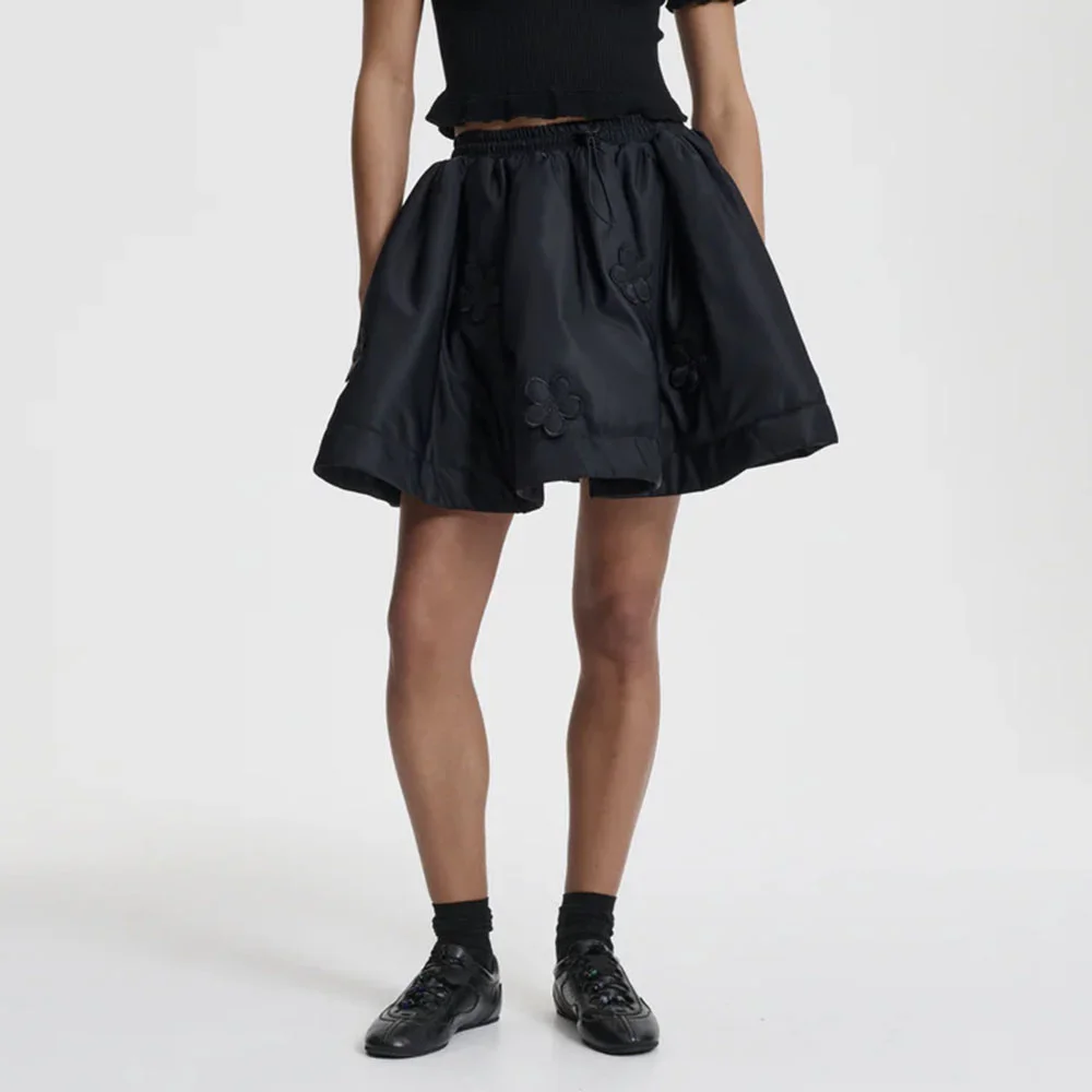 (W) BRUNELLA SKIRT (BLACK)