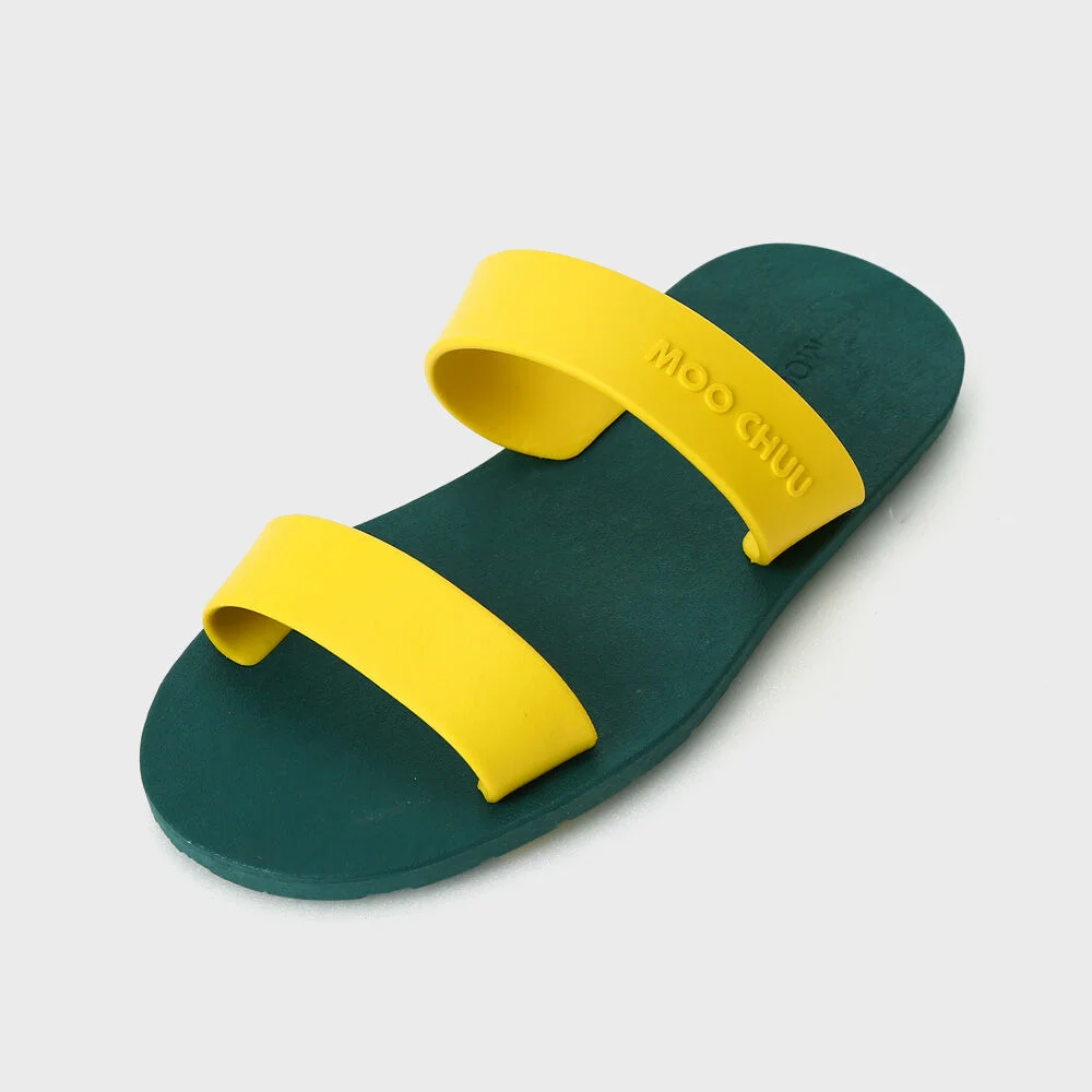 Two Straps, Green-Yellow