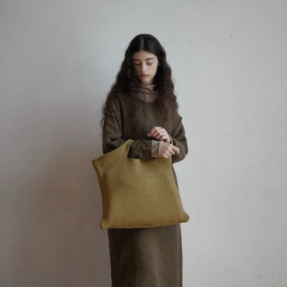 Knit Square Bag -5color