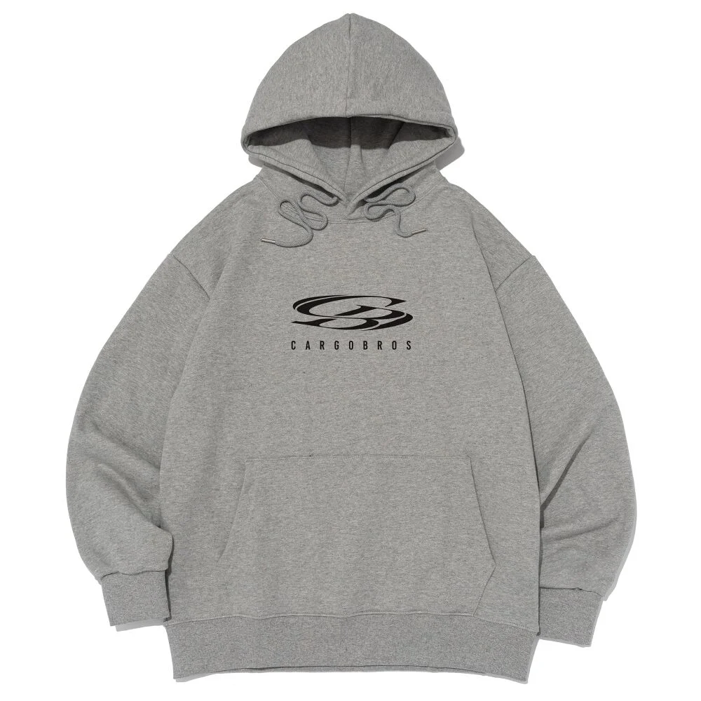 CIRCLE LOGO OVER HOOD T-SHIRT (GRAY)
