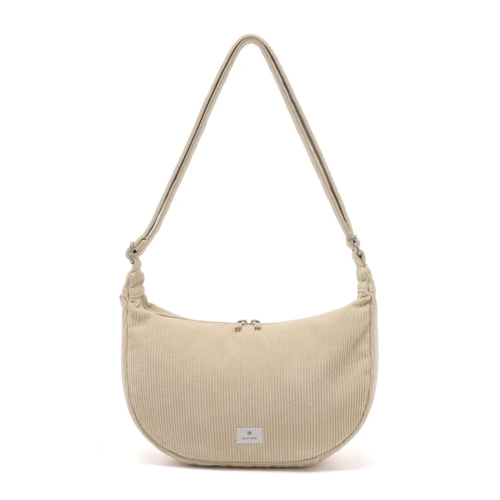 燈芯絨 Hobo Bag 5L Beige (S26FWFCB69)