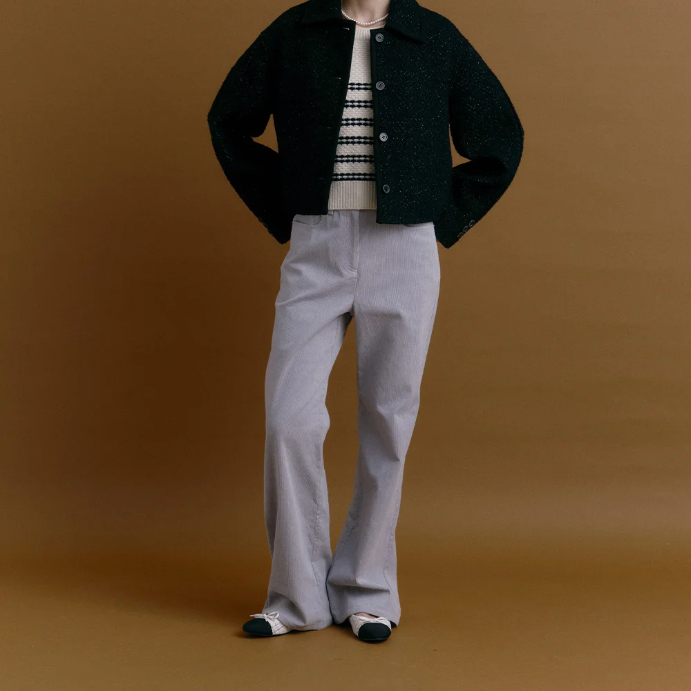 PLAIN CORDUROY PANTS (pale blue)