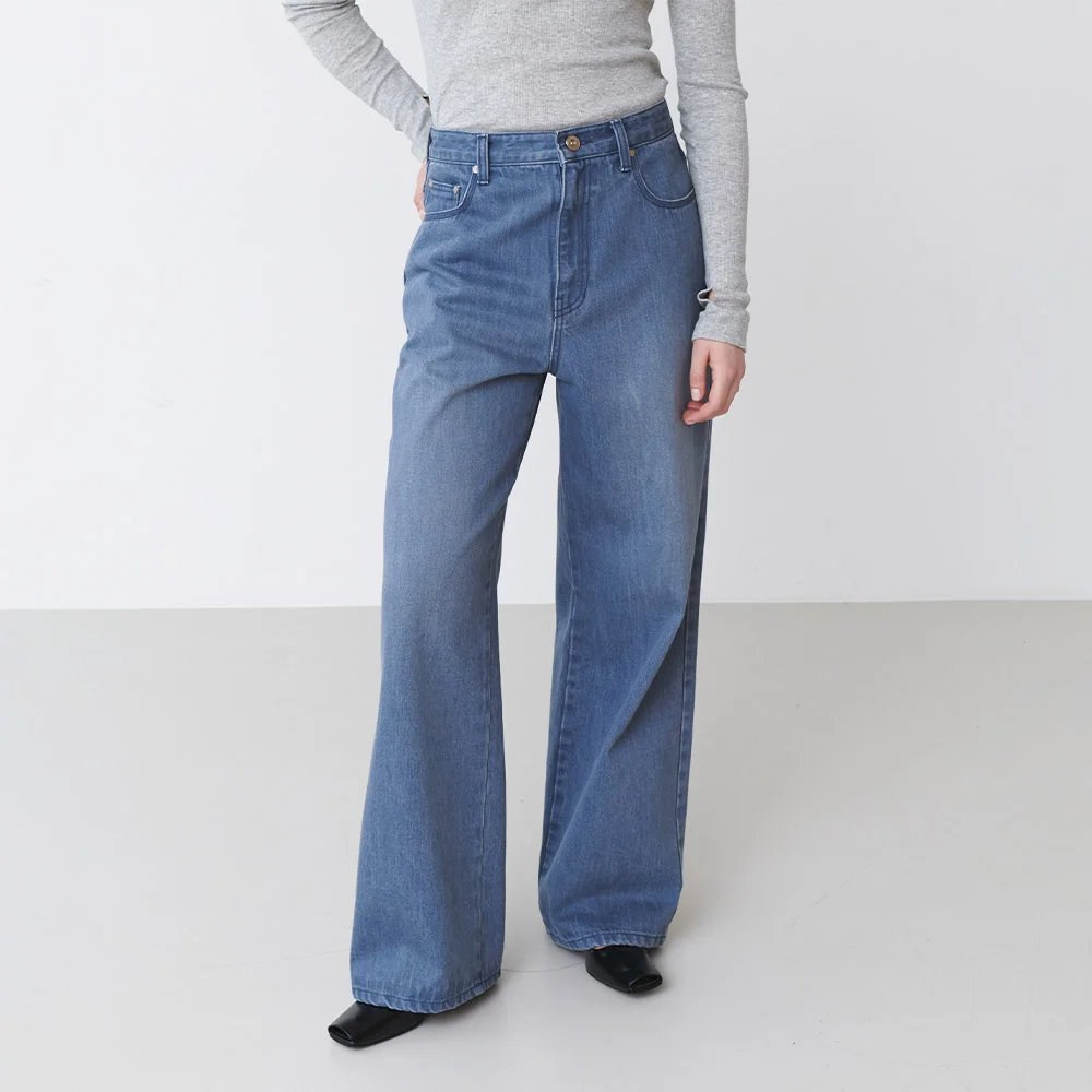 High-waisted Loose Fit Jeans SJ5SL141-22