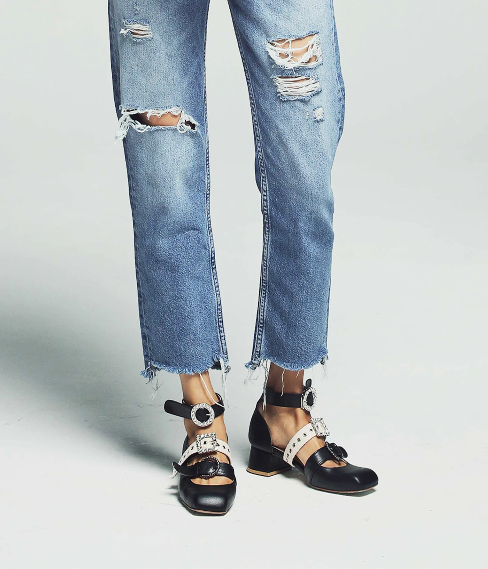 Black shelley Strap Shoes Shelley 肩帶 鞋 黑色