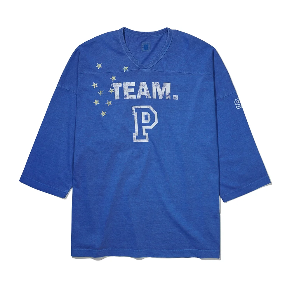 TEAM P FOOTBALL T-SHIRTS - BLUE