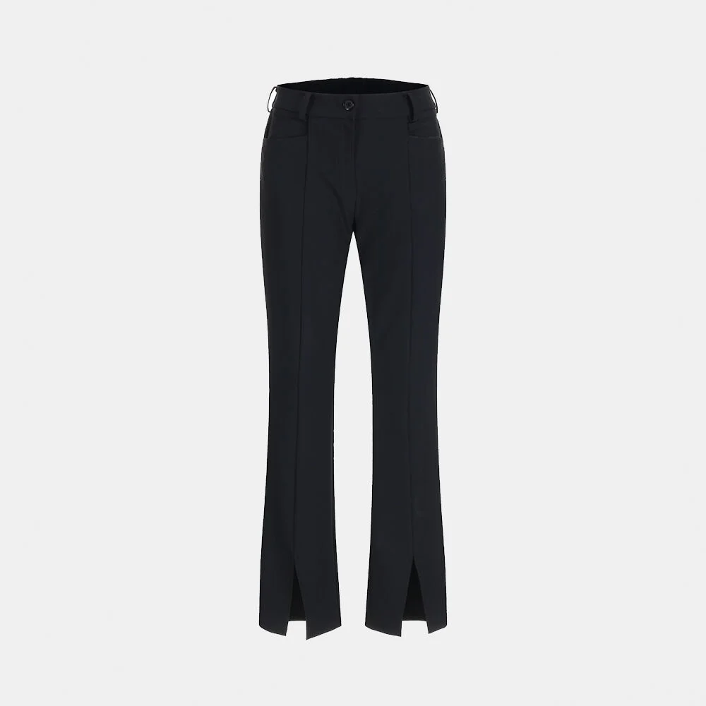women's stretch golf pants_black