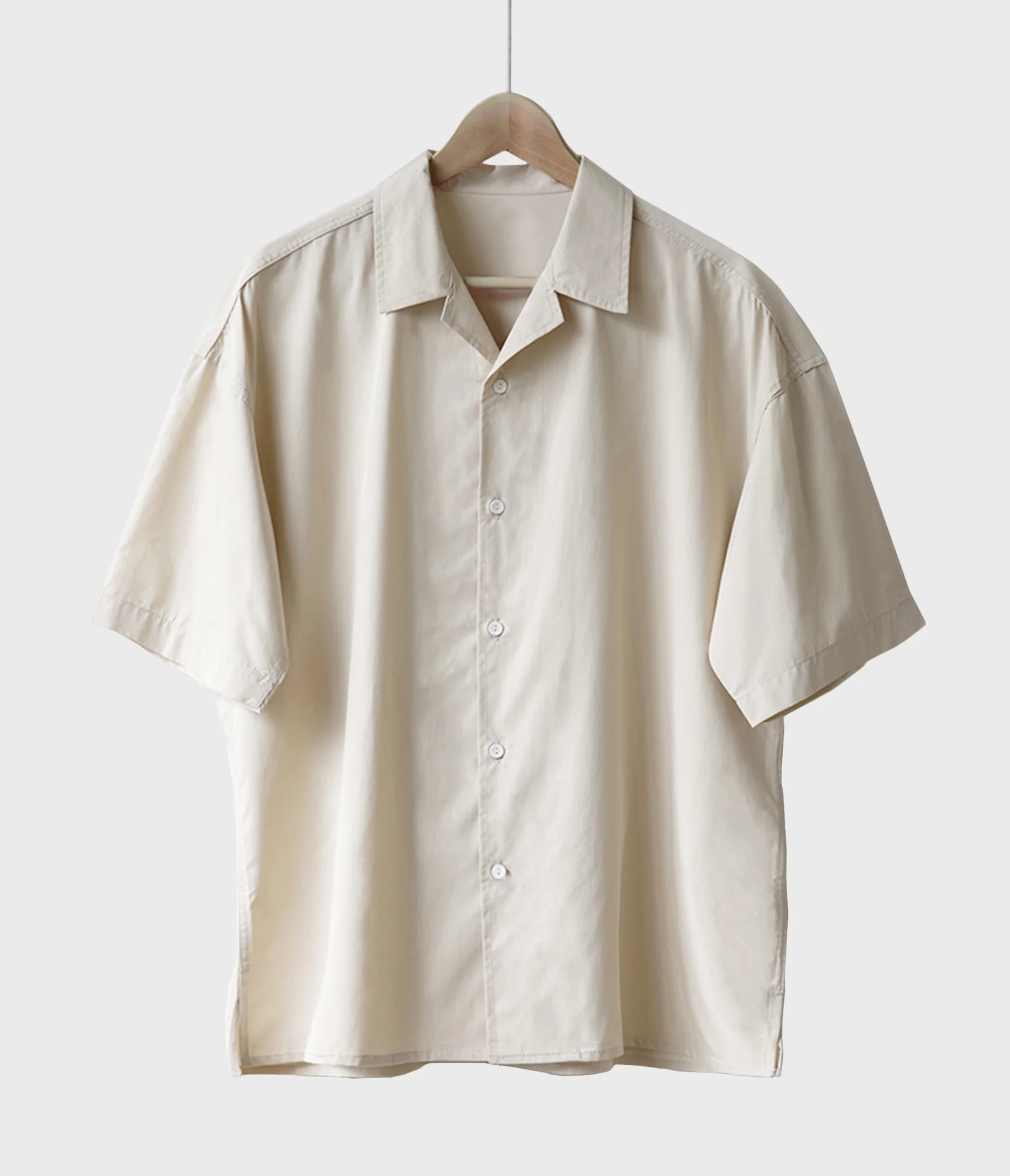 ROOMY HALF SHIRTS_BEIGE