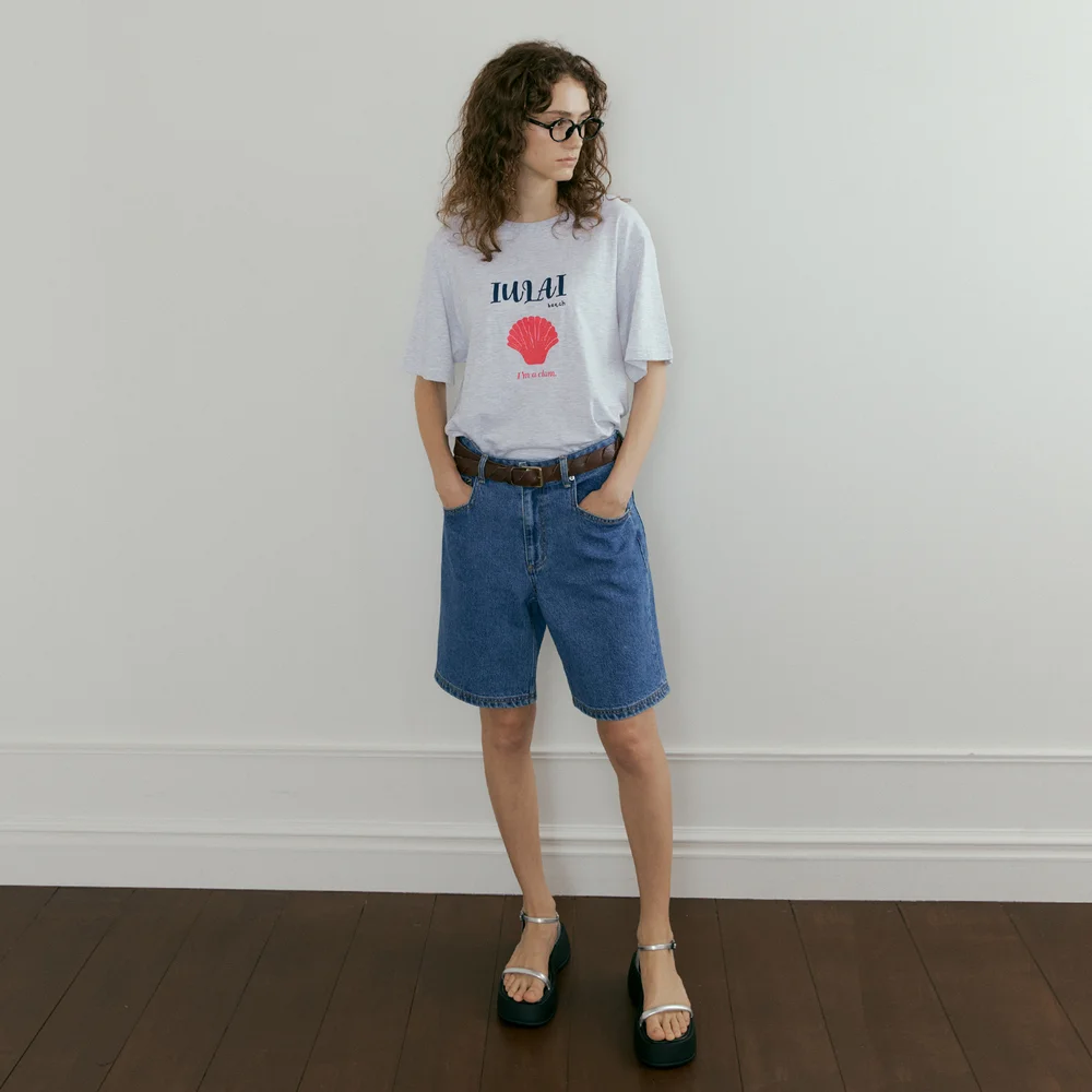 Salty denim pants Middle blue