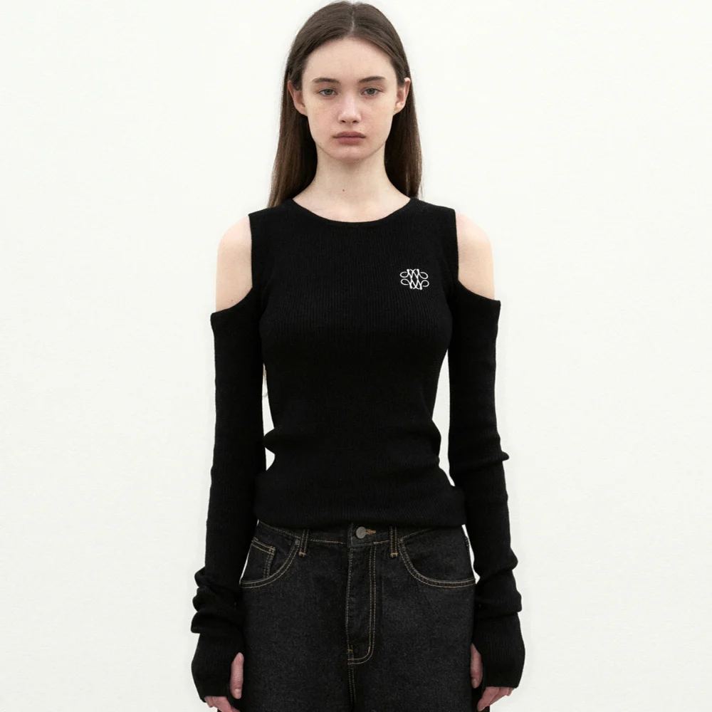 NICOLE WARMER RIBBED OFF SHOULDER KNIT_6 COLOR