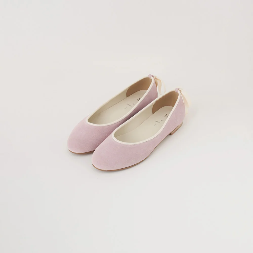 RIBBON FLAT (BABY PINK)