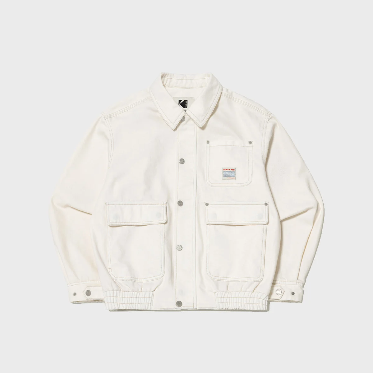RGB 牛仔 衣領 外套 IVORY