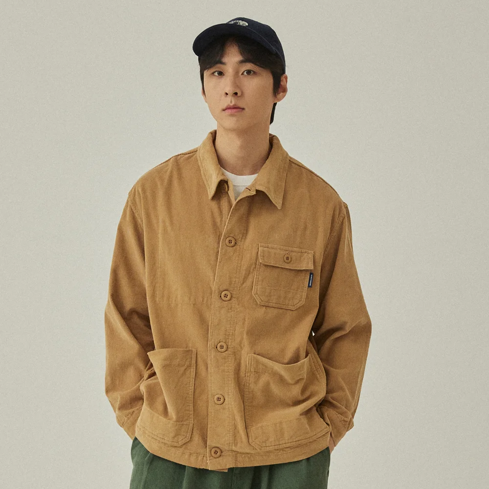 CORDUROY WORK SHIRT JACKET(BEIGE)