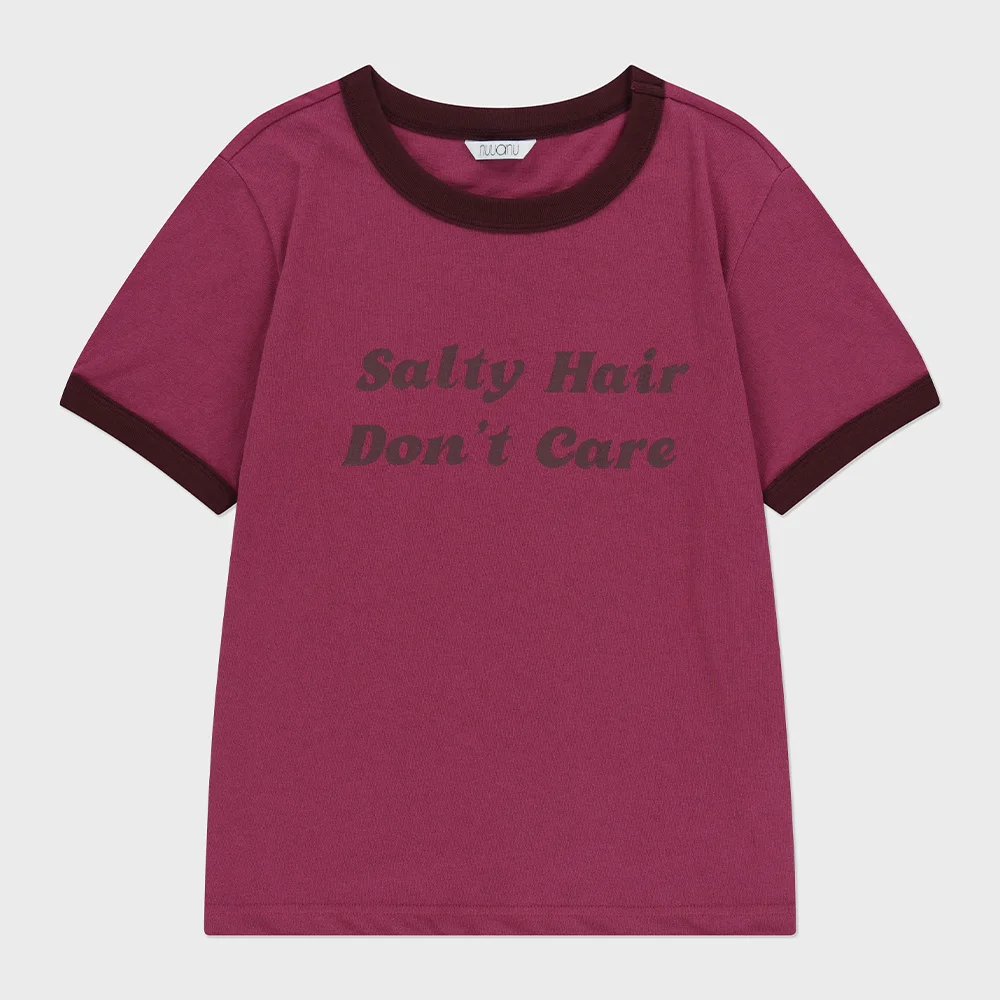 Dont care Tee_Maroon