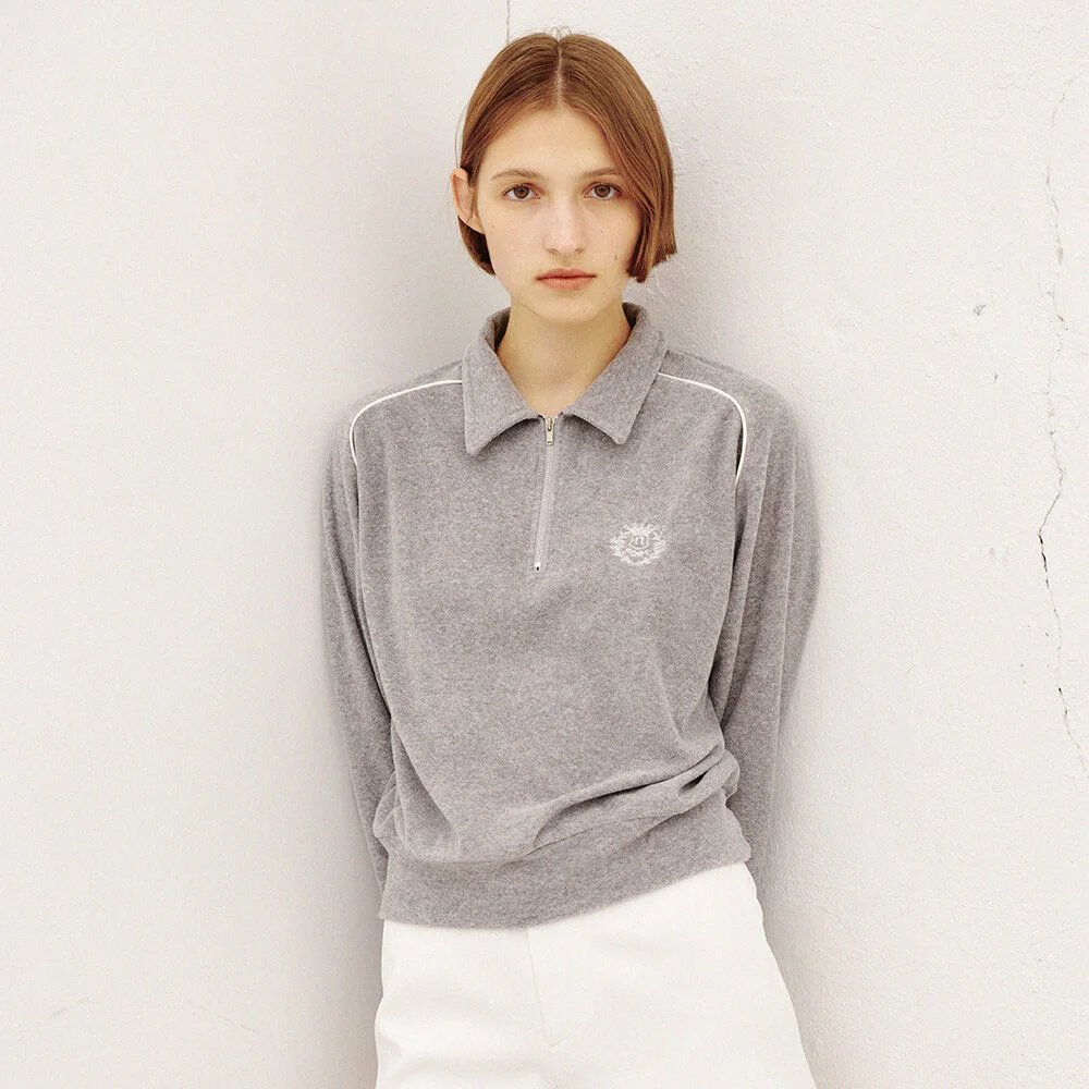 Roberts Terry Half Zip-up (Gray)
