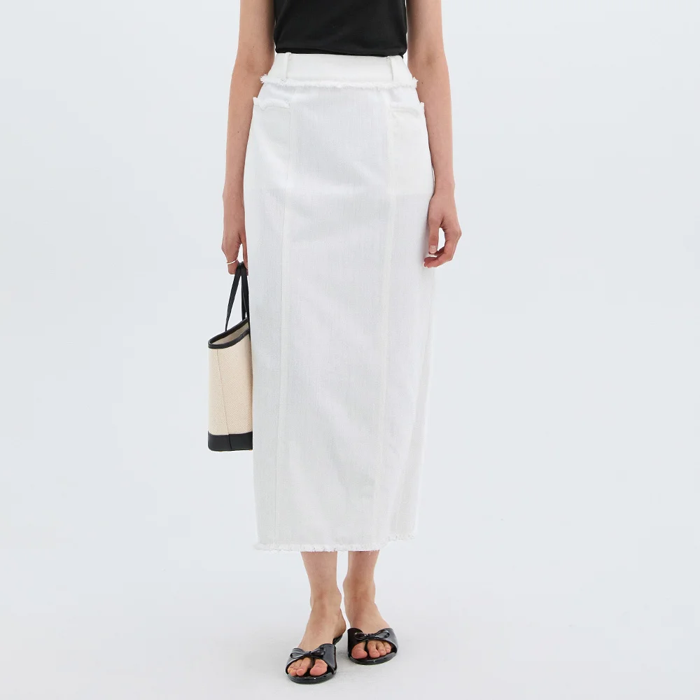 Trimming Maxi Skirt