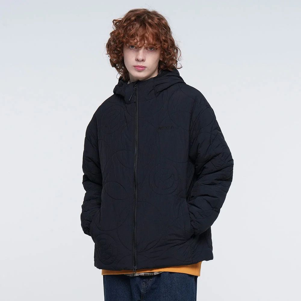 LOGO QUILTING JUMPER (BLACK)