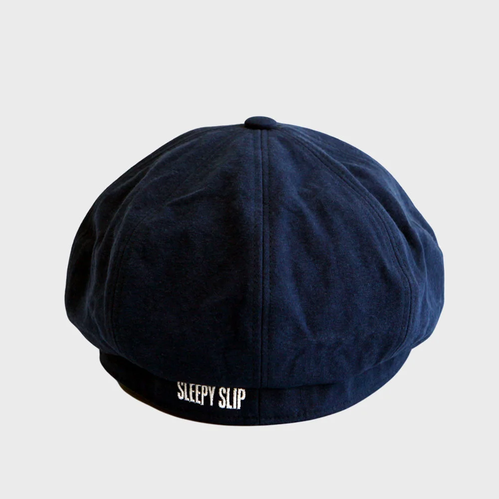 SIGNATURE NAVY NEWSBOY CAP