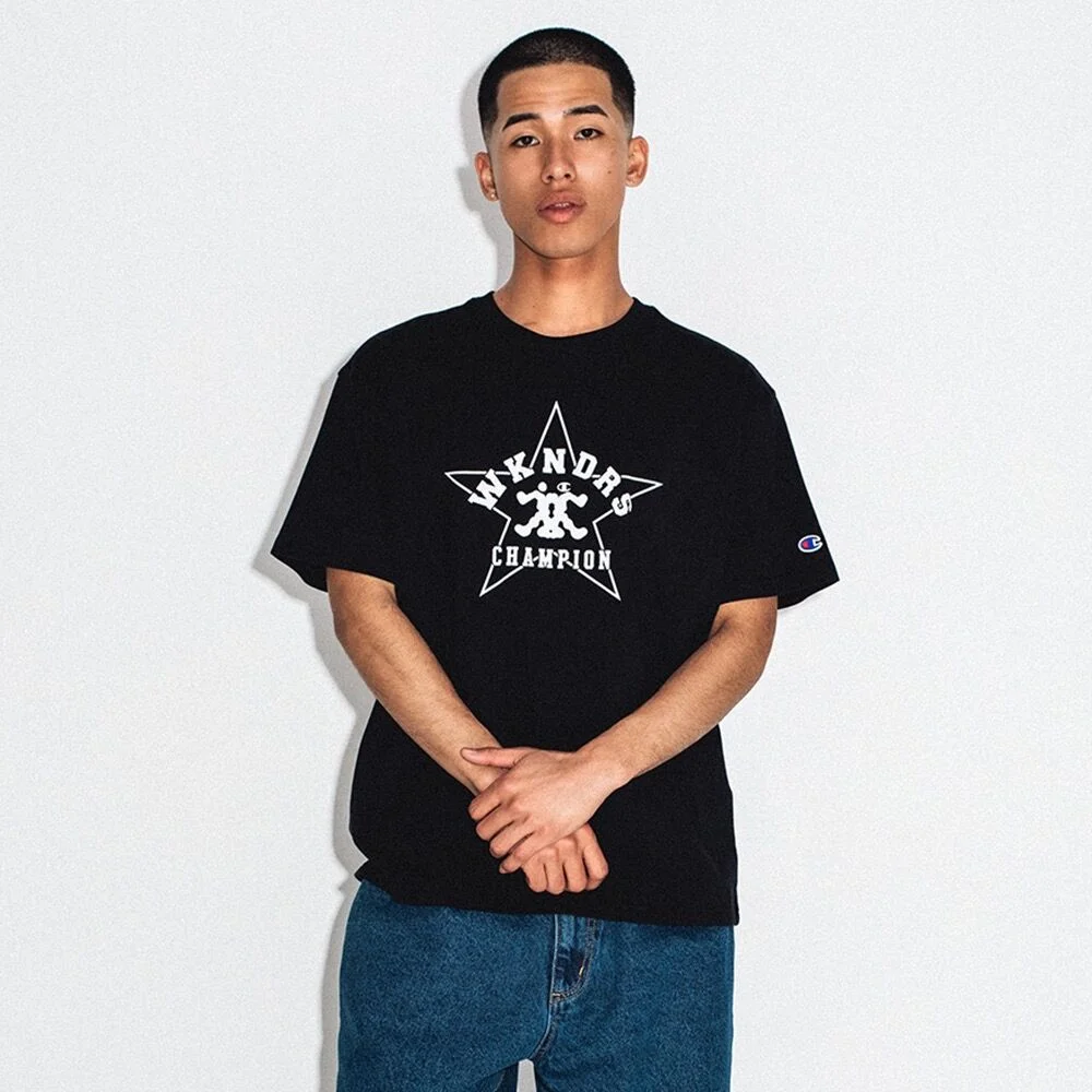 Champion X Wicanders 運動 T恤 Black