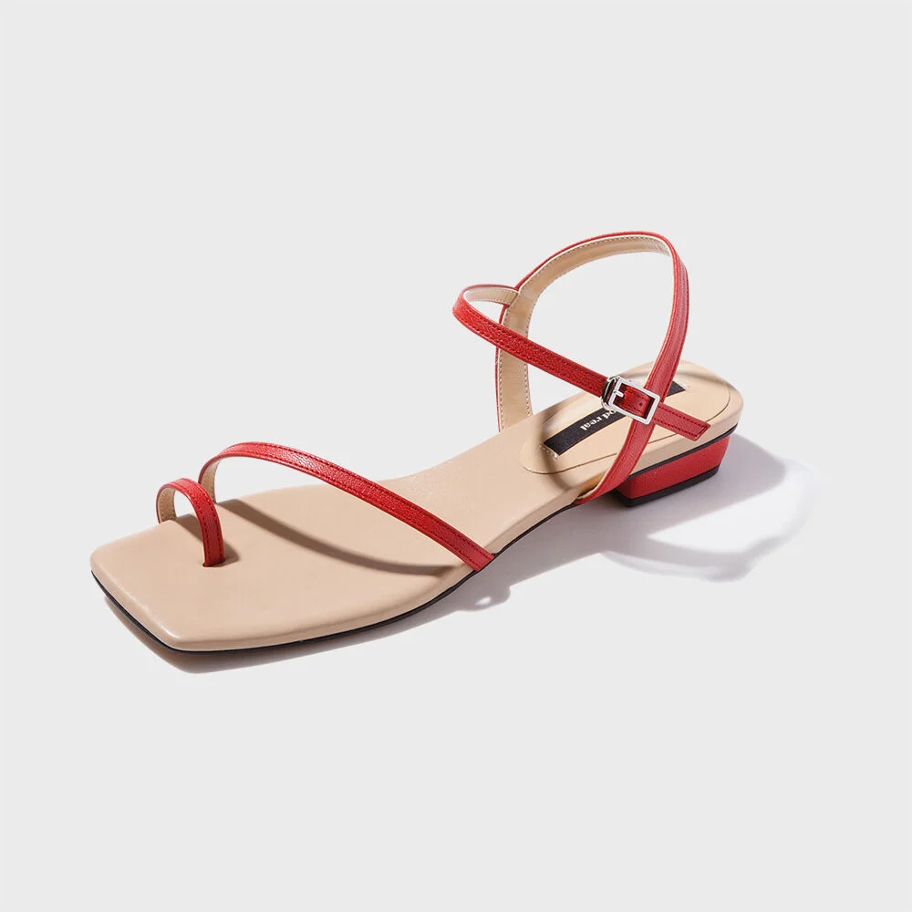 Sandals_D010 BRISE_Red
