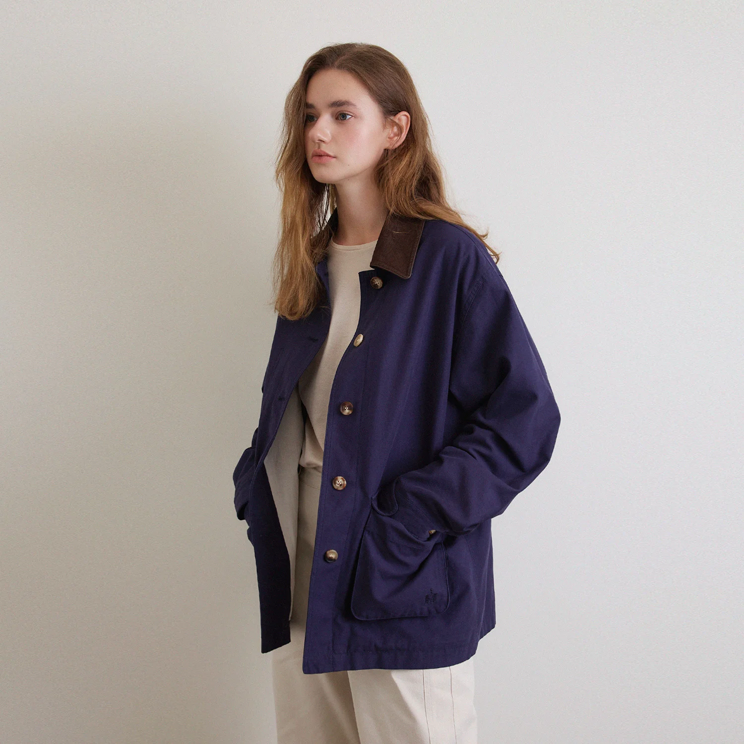 Refine Chore 純棉 外套_Classic Navy
