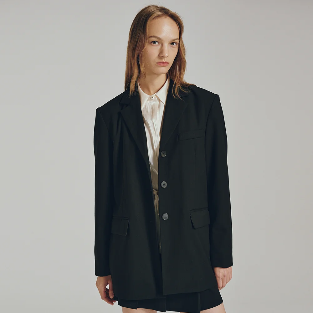 羊毛 Taylor 外套 - 黑色 / Wool Tailor Jacket - Black