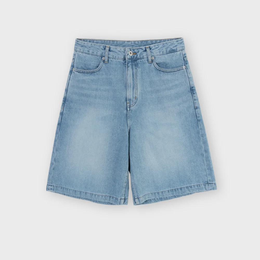 Denim Shorts, Light Blue