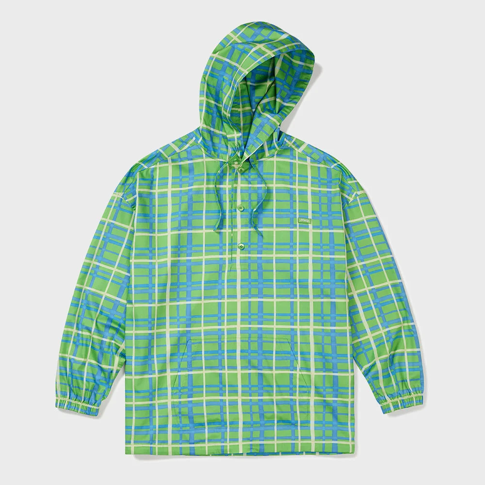 MULTI CHECK ANORAK (GREEN)