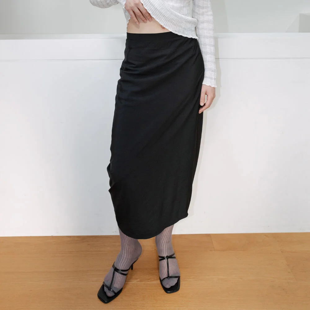 Drapery Maxi Skirt SW6SS683-10