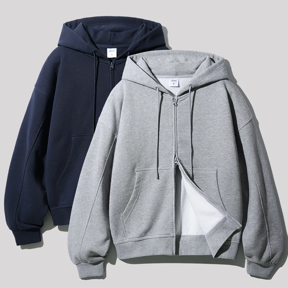 Heaven 兩穿 毛圈布 連帽拉鍊外套 8款 2PACK KJHD2523