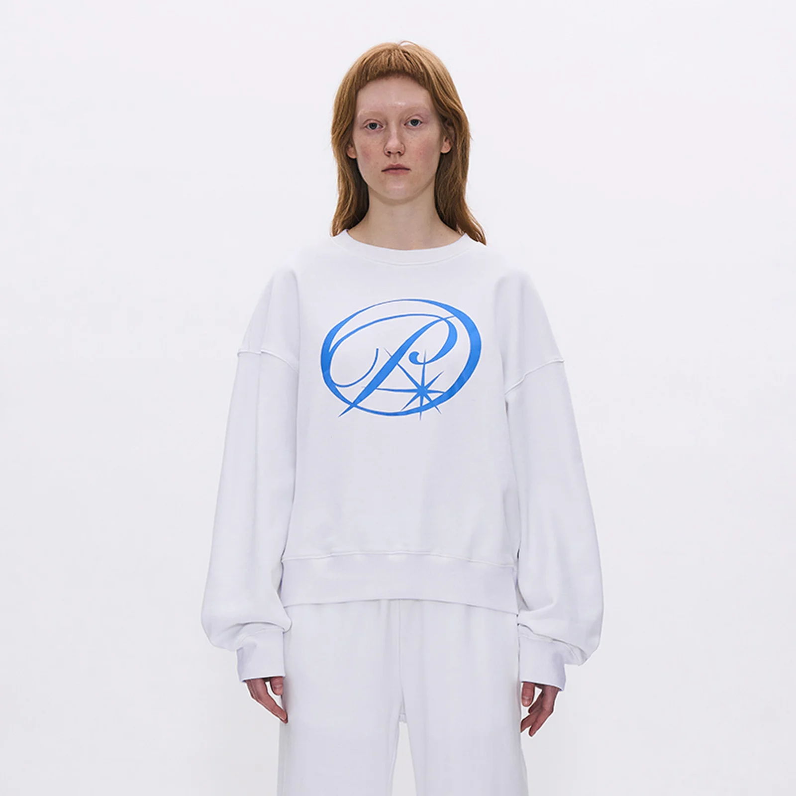NEW CIRCLE LOGO SWEATSHIRT_WHITE