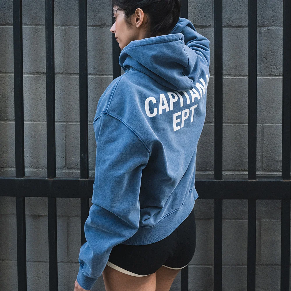 FENCER PIGMENT HOODIE (NAVY)