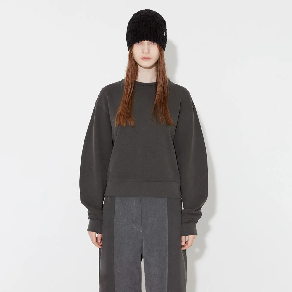 CUTTING PIGMENT SWEATSHIRT