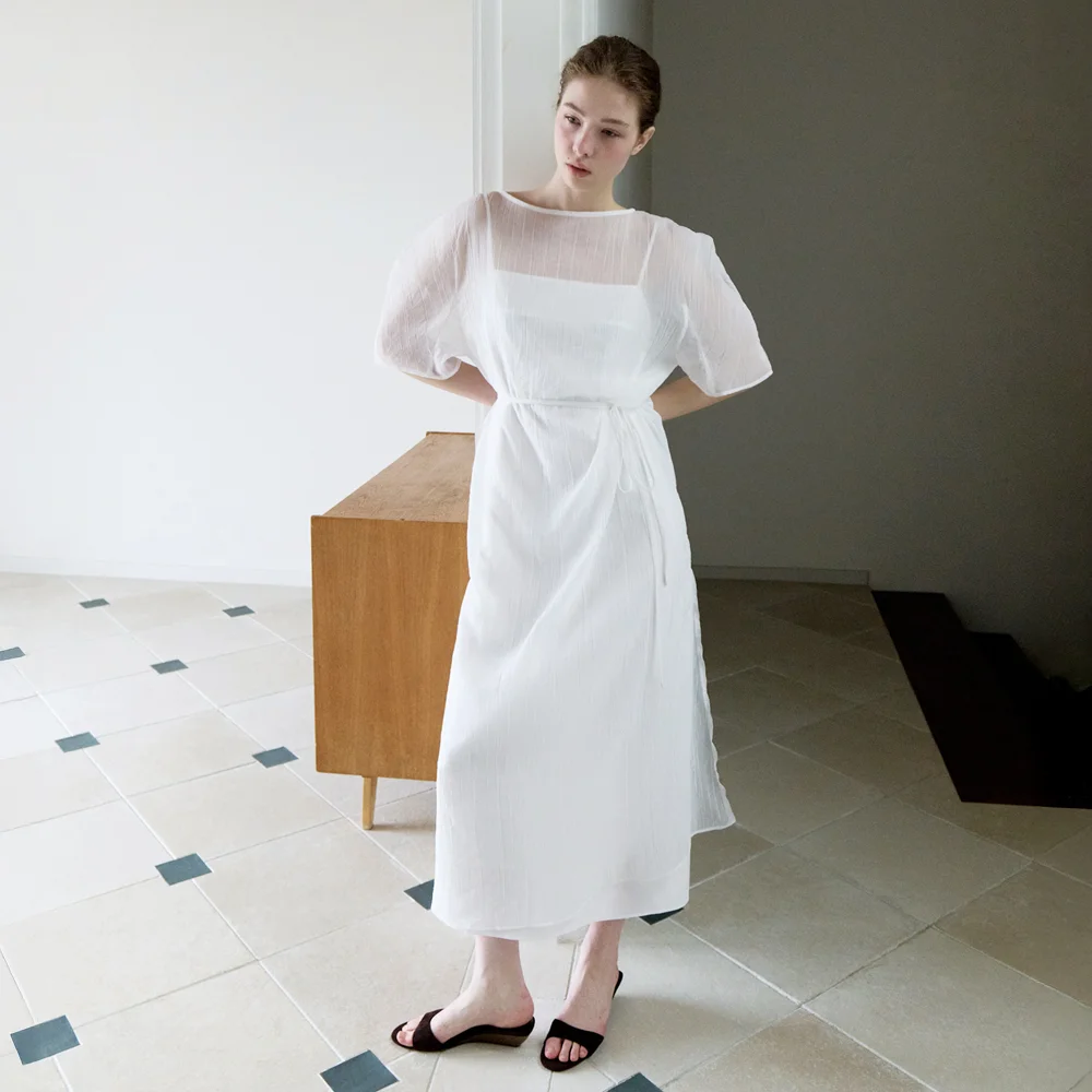 CREASE SHEER LAYERED OPS_WHITE