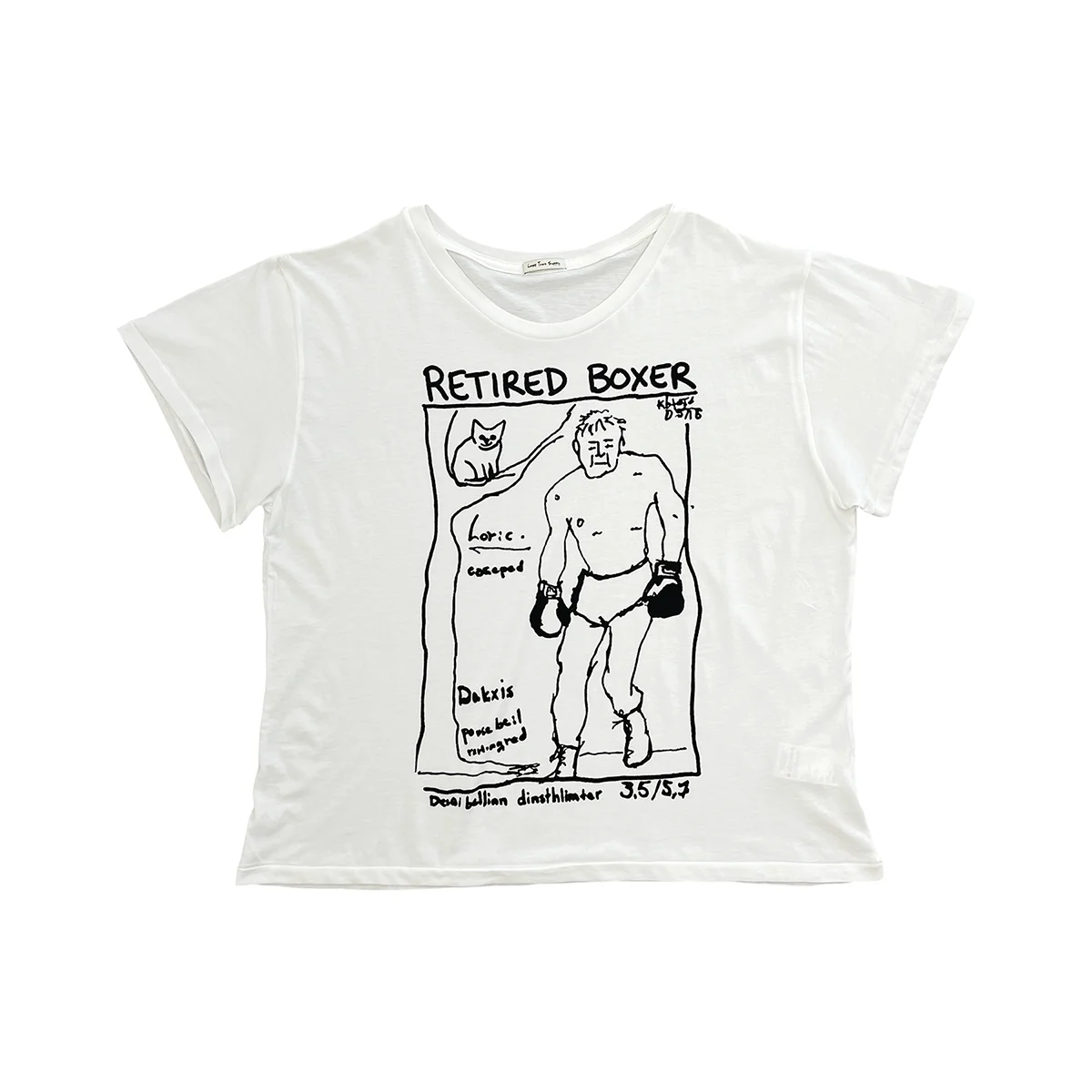 Retired Boxer T-Shirt White