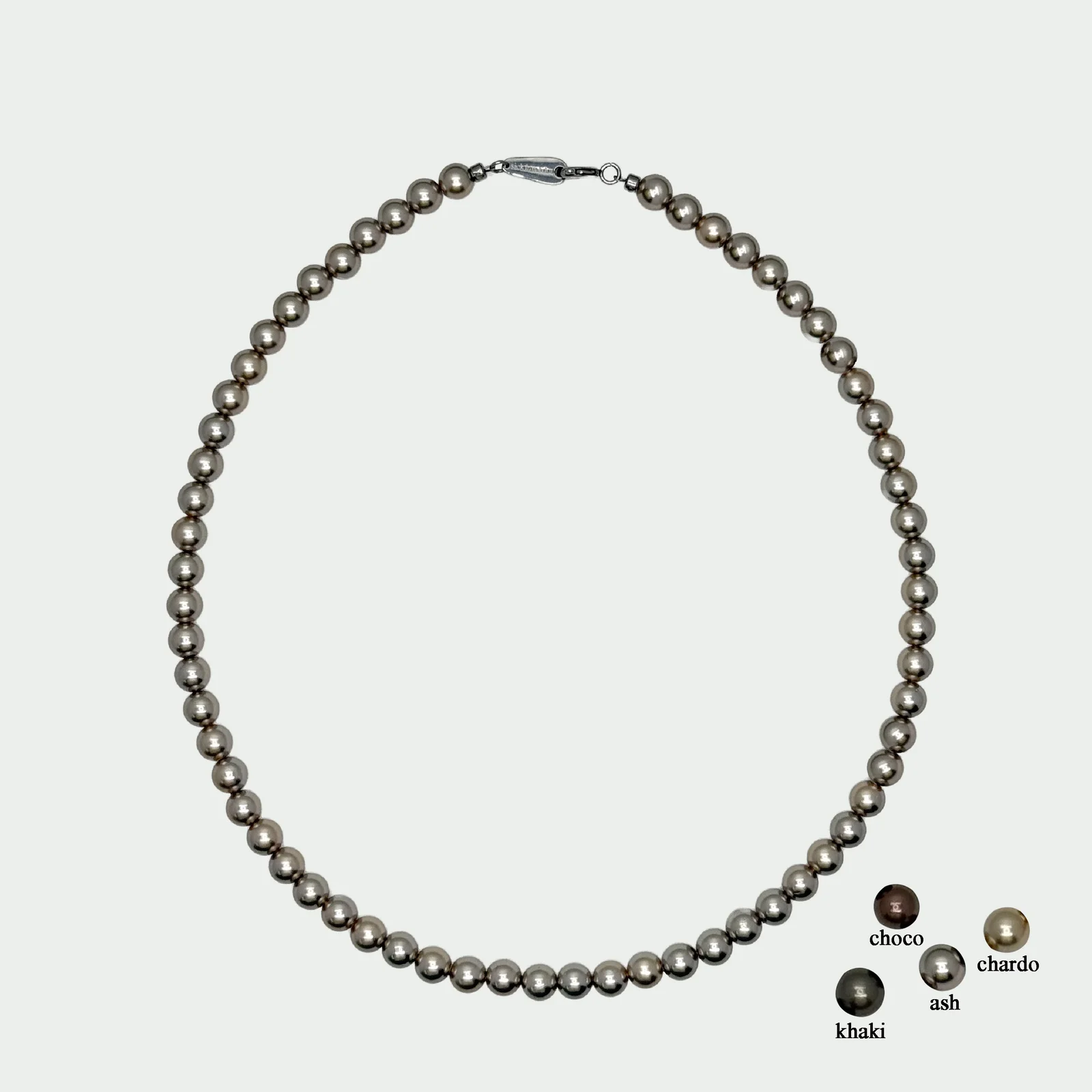Champagne Pearl Necklace - Ash & Khaki
