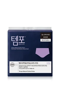 天然純棉褲型夜用衛生巾5片