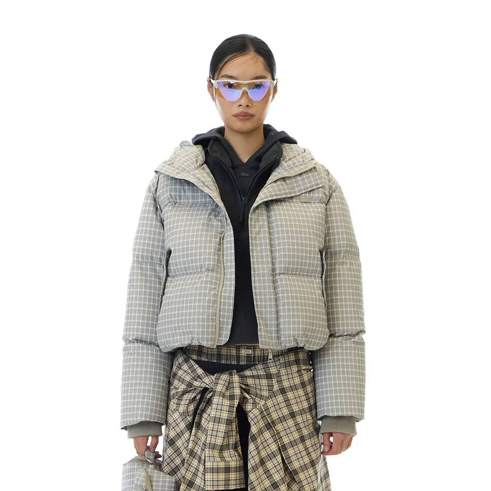 JUDY DOWN JACKET (BEIGE CHECK)