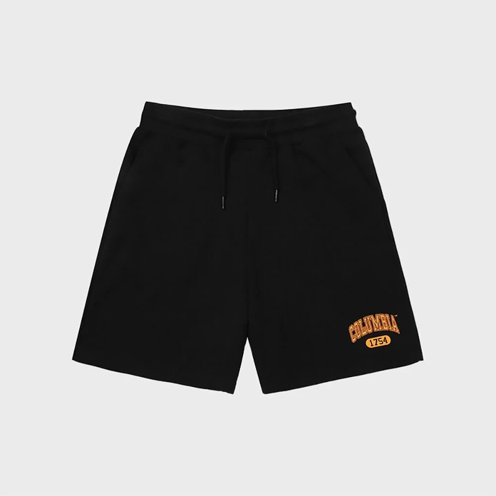 CU 1754 ARCH LOGO SWEAT SHORTS PANTS 黑色