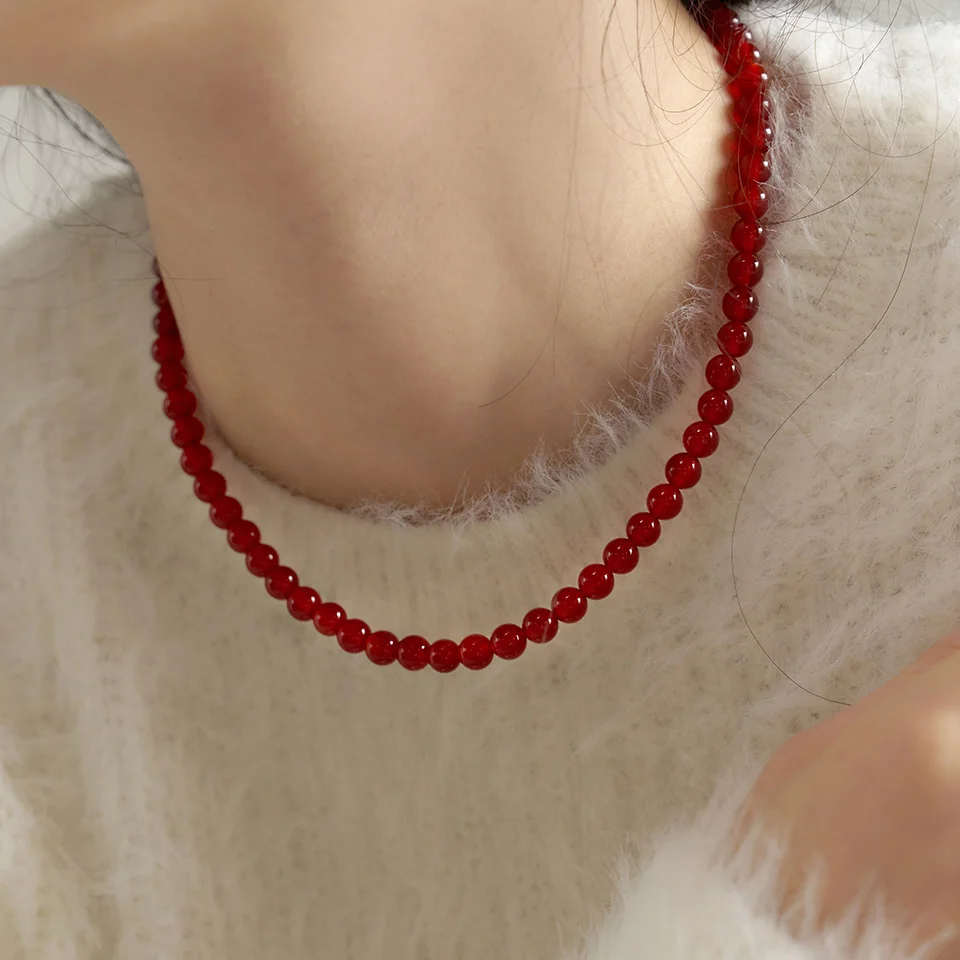 red onyx necklace