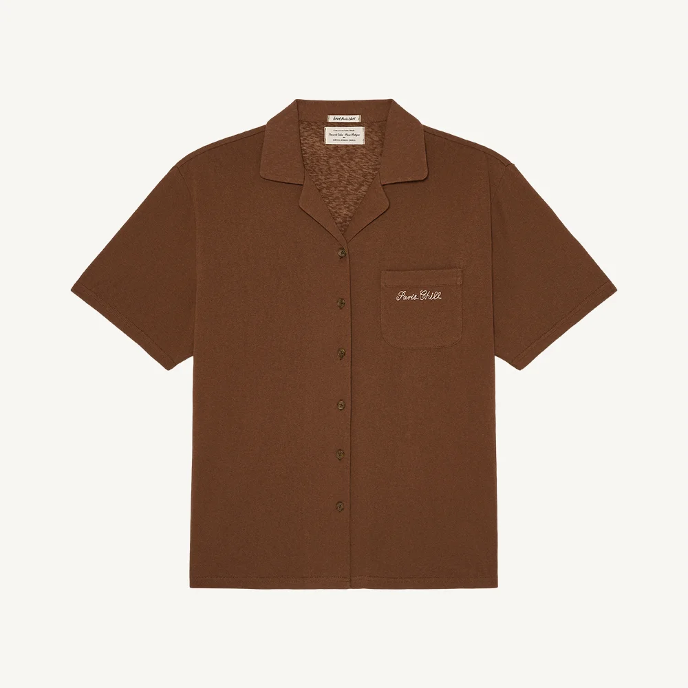Breezy Night Pajama Shirt (Cocoa)