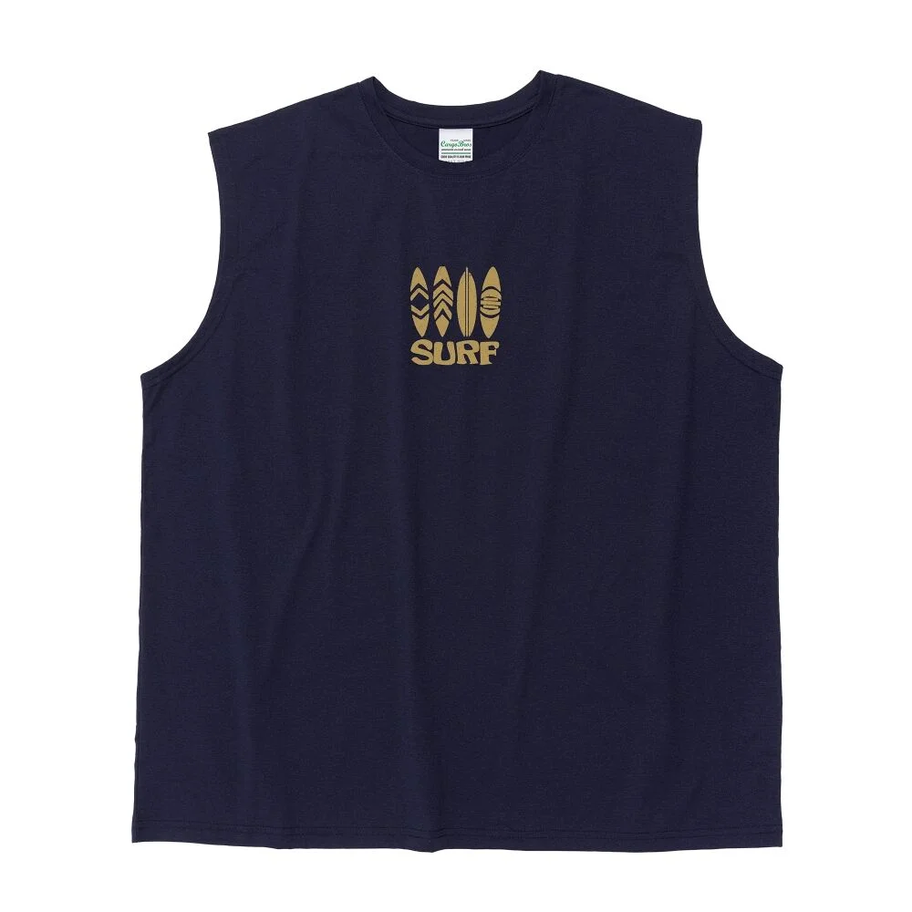 TRAVEL LINE SURF DRY-FIT SLEEVELESS (NAVY)