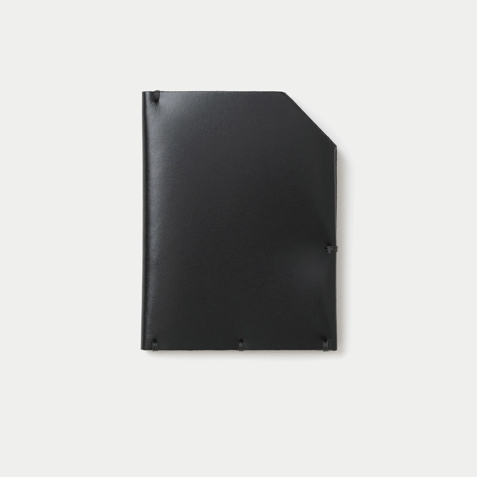 Permanent leather wallet (black)