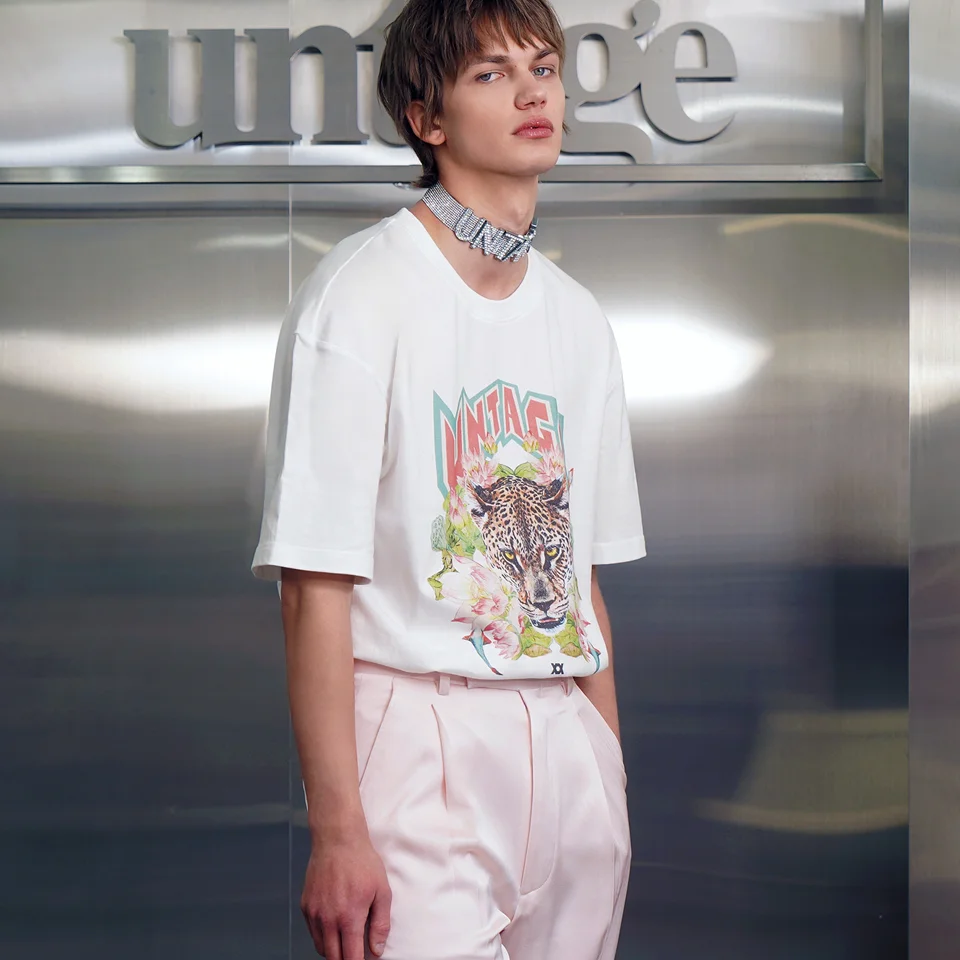 豹紋 印花 T恤(UNISEX)_UTT-ST01