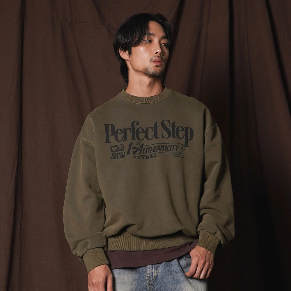 Unit Pigment 衛衣 橄欖色 SMMT4724